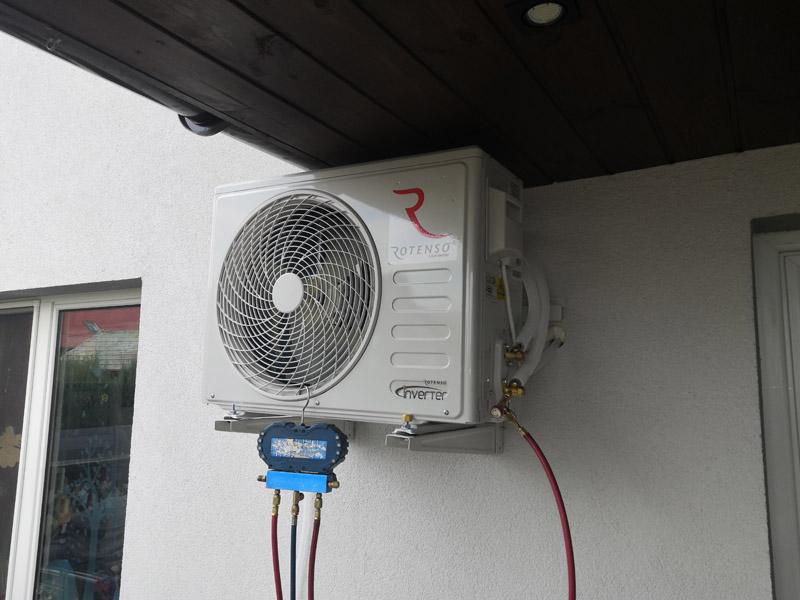 Instalacja klimatyzatora w domku jednorodzinnym w Kutnie